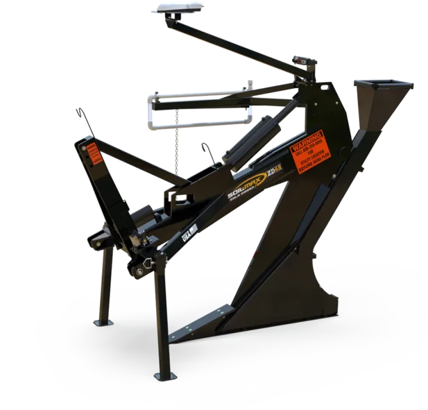 Soil-Max ZD48 compact 3-point tile plow for lateral tile